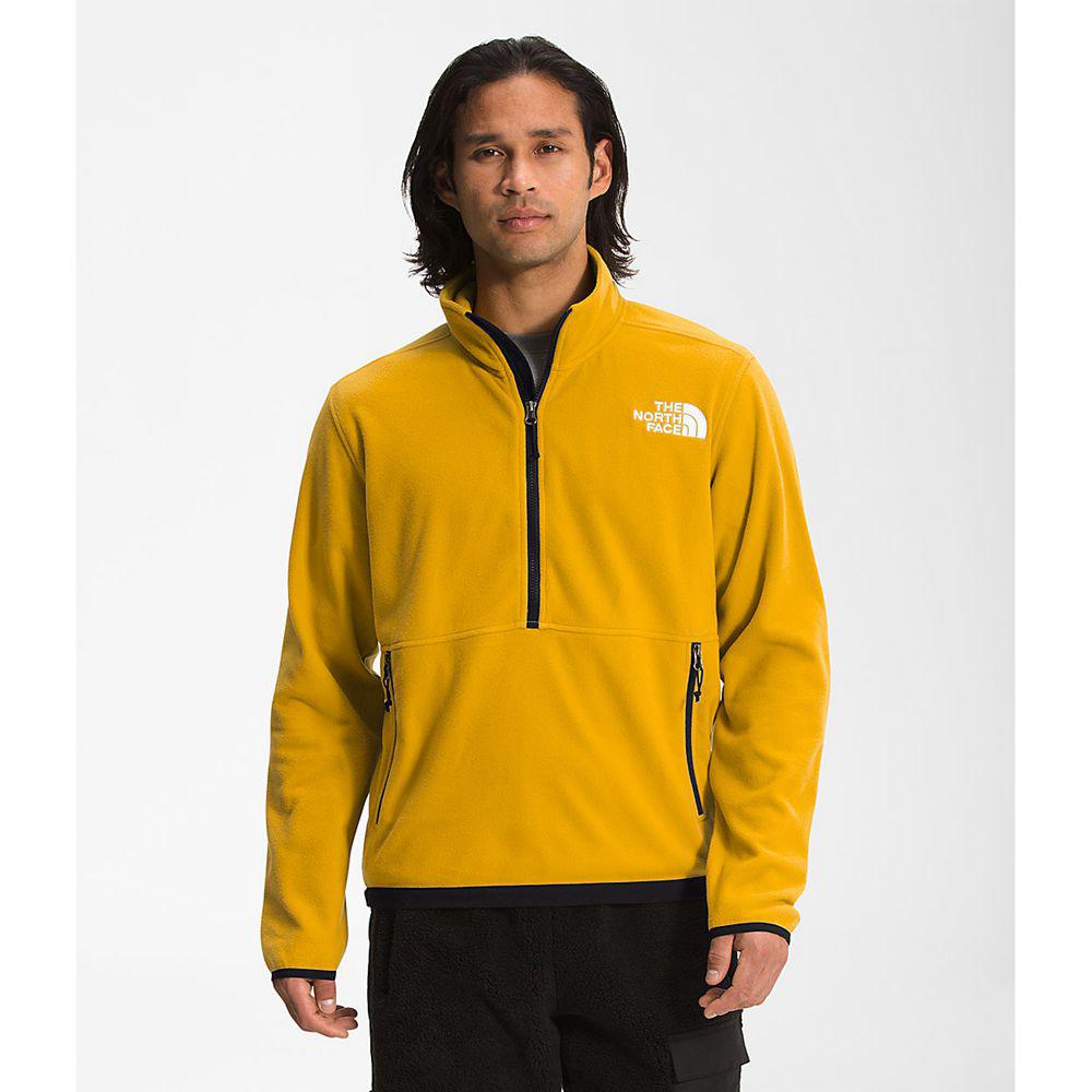 The North Face Tka Kataka Ανδρικα Μπουφάν Fleece - Κίτρινα (EHVM62349)